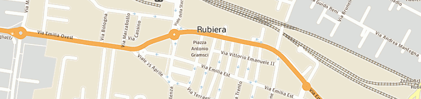 Mappa della impresa andalo sas a RUBIERA