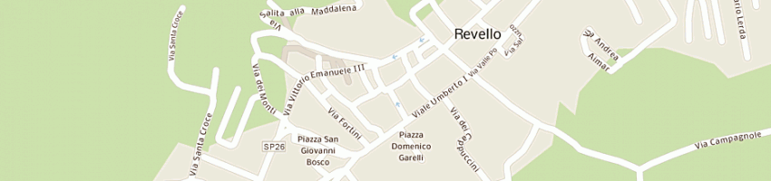 Mappa della impresa municipio a REVELLO