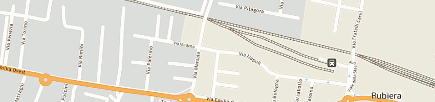 Mappa della impresa tinta 3 edilizia srl con unico socio a RUBIERA