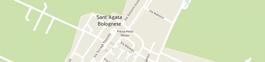 Mappa della impresa comune di sant'agata bolognese a SANT AGATA BOLOGNESE