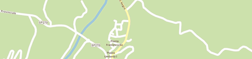 Mappa della impresa municipio a COSSANO BELBO