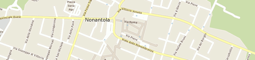 Mappa della impresa comune di nonantola a NONANTOLA