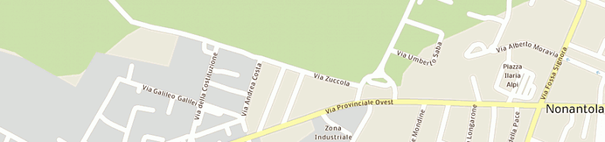 Mappa della impresa il borgo sas di ciccarelli antimo e c a NONANTOLA