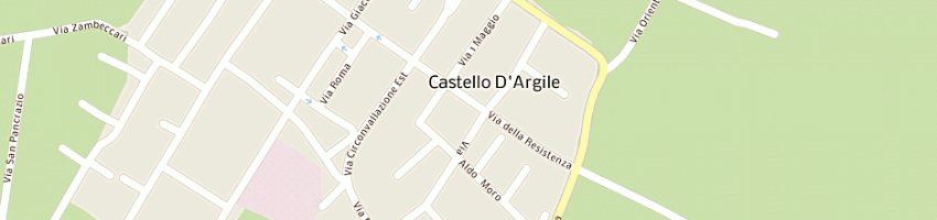 Mappa della impresa barbieri giuseppe a CASTELLO D ARGILE