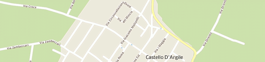 Mappa della impresa forno guitti alberto a CASTELLO D ARGILE