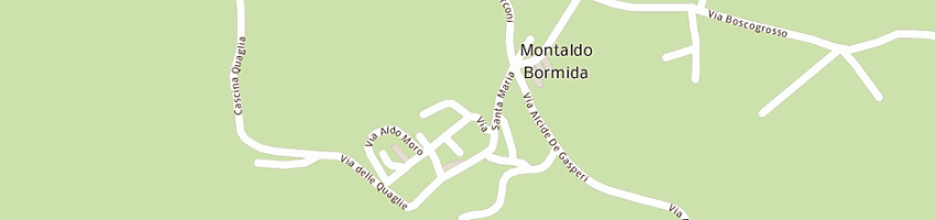 Mappa della impresa municipio a MONTALDO BORMIDA