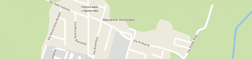 Mappa della impresa parrocchia di venezzano a CASTELLO D ARGILE