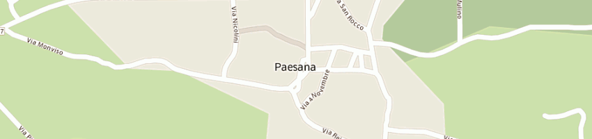 Mappa della impresa carabinieri a PAESANA