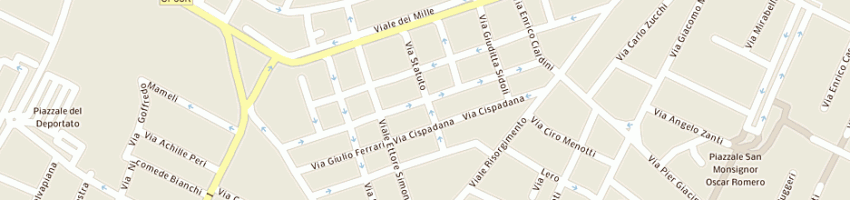 Mappa della impresa disco pizza sas di semerano sergio e c a REGGIO EMILIA