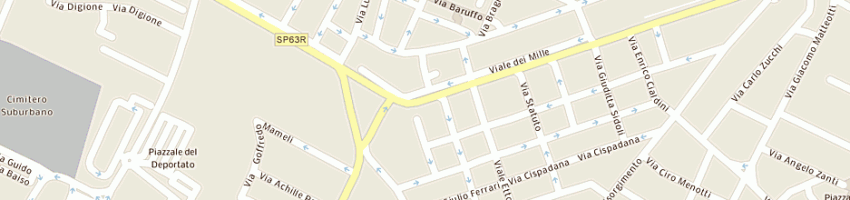 Mappa della impresa punto immobiliare srl a REGGIO EMILIA