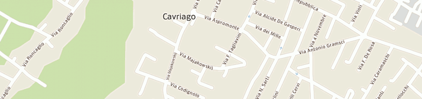 Mappa della impresa burani glauco a CAVRIAGO