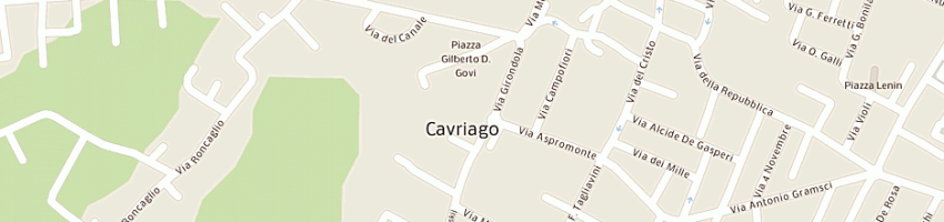 Mappa della impresa burani nerio a CAVRIAGO