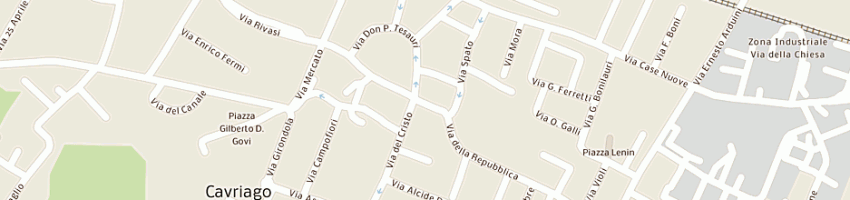 Mappa della impresa impresa edile geomrighelli e flli albi snc a CAVRIAGO