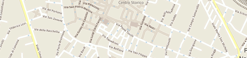 Mappa della impresa arati l'ottico di arati fausto a REGGIO EMILIA