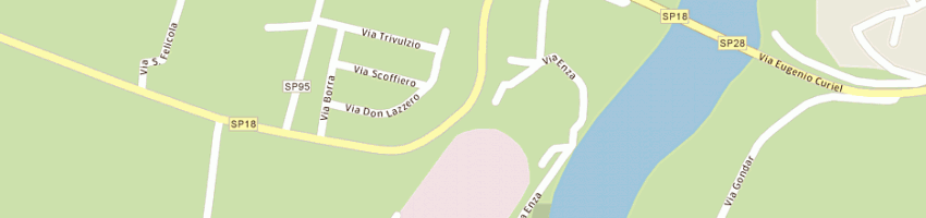 Mappa della impresa pizzeria ristorante la fratta a MONTECHIARUGOLO