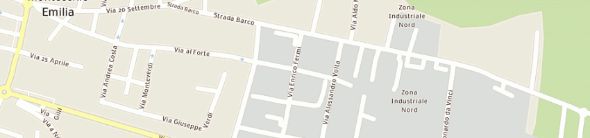 Mappa della impresa caseificio sociale centro a REGGIO EMILIA