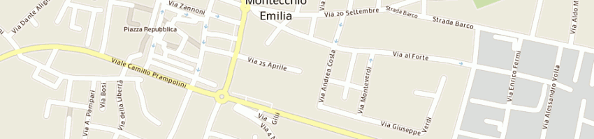Mappa della impresa municipio di montecchio emilia a MONTECCHIO EMILIA