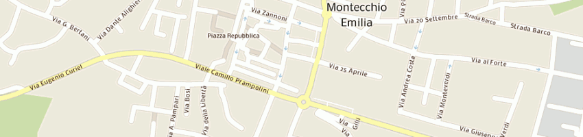 Mappa della impresa scalabrini gianfranco a MONTECCHIO EMILIA