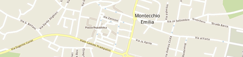 Mappa della impresa macelleria boni enrico a MONTECCHIO EMILIA
