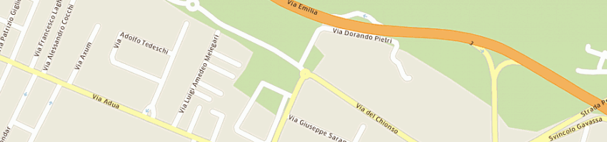 Mappa della impresa audio center a REGGIO EMILIA