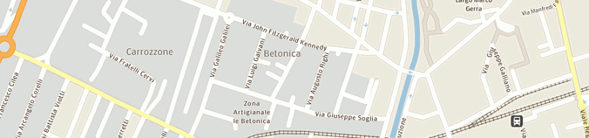 Mappa della impresa iori remo snc a REGGIO EMILIA