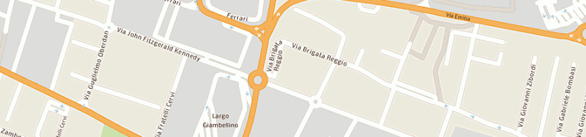 Mappa della impresa centrocolori a REGGIO EMILIA