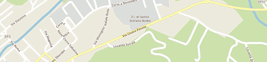 Mappa della impresa glam snc a SANTO STEFANO BELBO