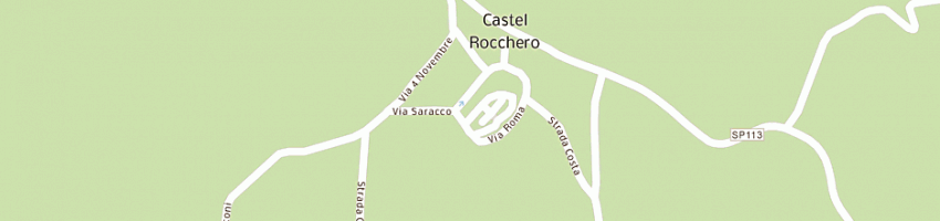 Mappa della impresa antica vineria societa cooperativa agricola a CASTEL ROCCHERO