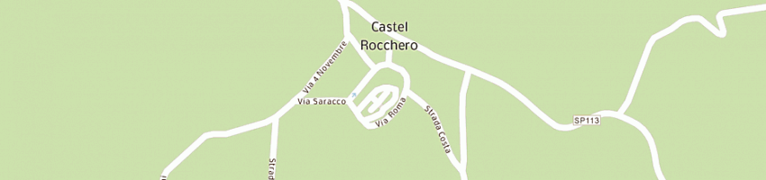 Mappa della impresa municipio a CASTEL ROCCHERO