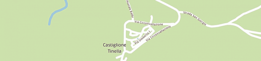 Mappa della impresa parrocchia sacra famiglia a CASTIGLIONE TINELLA