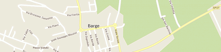 Mappa della impresa ponso giovanni a BARGE