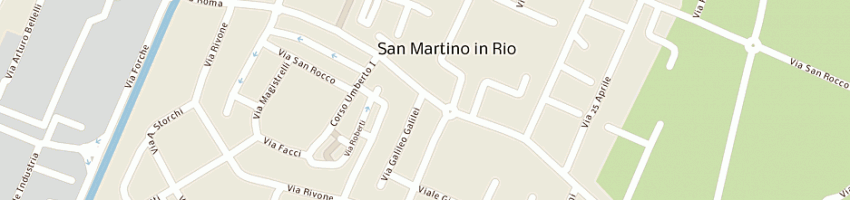 Mappa della impresa studio 2 di semellini brevini ombretta (sas) a SAN MARTINO IN RIO