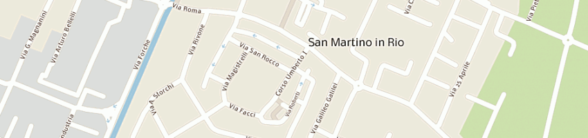 Mappa della impresa l'edicola di coraci aurelia e c snc a SAN MARTINO IN RIO