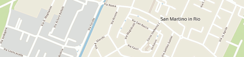 Mappa della impresa messori imer a SAN MARTINO IN RIO