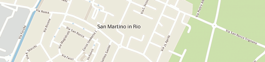 Mappa della impresa banco san geminiano san prospero a SAN MARTINO IN RIO