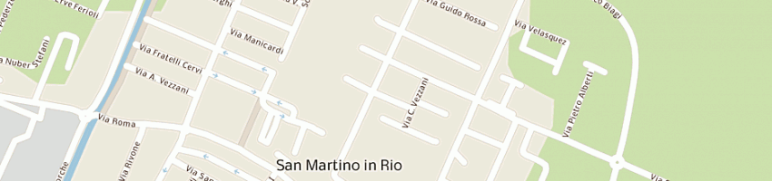 Mappa della impresa carnevali giorgio a SAN MARTINO IN RIO