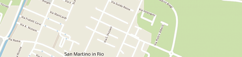 Mappa della impresa rossi e salsi a SAN MARTINO IN RIO