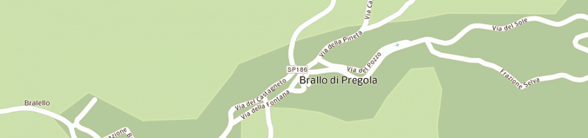 Mappa della impresa municipio a BRALLO DI PREGOLA