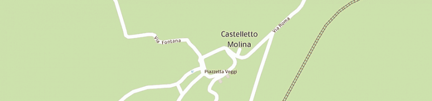 Mappa della impresa municipio a CASTELLETTO MOLINA