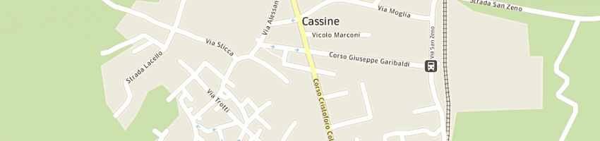 Mappa della impresa poste italiane a CASSINE