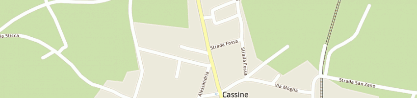 Mappa della impresa bar ristorante cavour a CASSINE