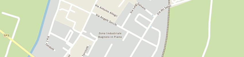 Mappa della impresa fornaciari tiziano sas a BAGNOLO IN PIANO
