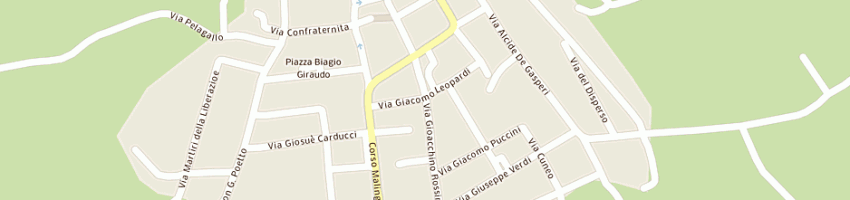 Mappa della impresa carabinieri a BAGNOLO PIEMONTE