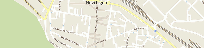 Mappa della impresa callegari claudio immobiliare a NOVI LIGURE