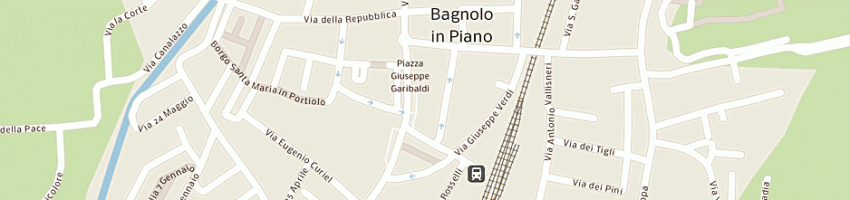 Mappa della impresa ottica dalpasso srl a BAGNOLO IN PIANO