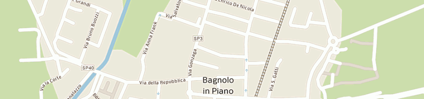 Mappa della impresa rinaldi ermanno a BAGNOLO IN PIANO