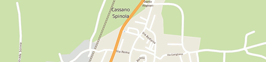 Mappa della impresa manfredi sergio e c (snc) a CASSANO SPINOLA