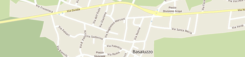 Mappa della impresa poste italiane spa a BASALUZZO
