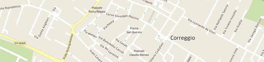 Mappa della impresa centrogeo di mazzetti gian pietro a CORREGGIO