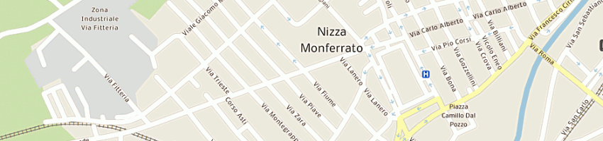 Mappa della impresa tibis srl a NIZZA MONFERRATO